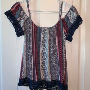 Almost Famous Tops - Off-the-Shoulder Tank Almost Famous Tops - Off-the-Shoulder Tank